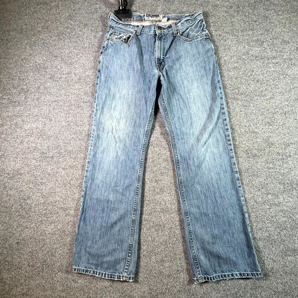 Vintage Old Navy Jeans Men's 31x32 Blue Cotton Denim Straight Faded Workwear